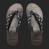 AoN fBX T_ Leather And Fabric Flip Flop